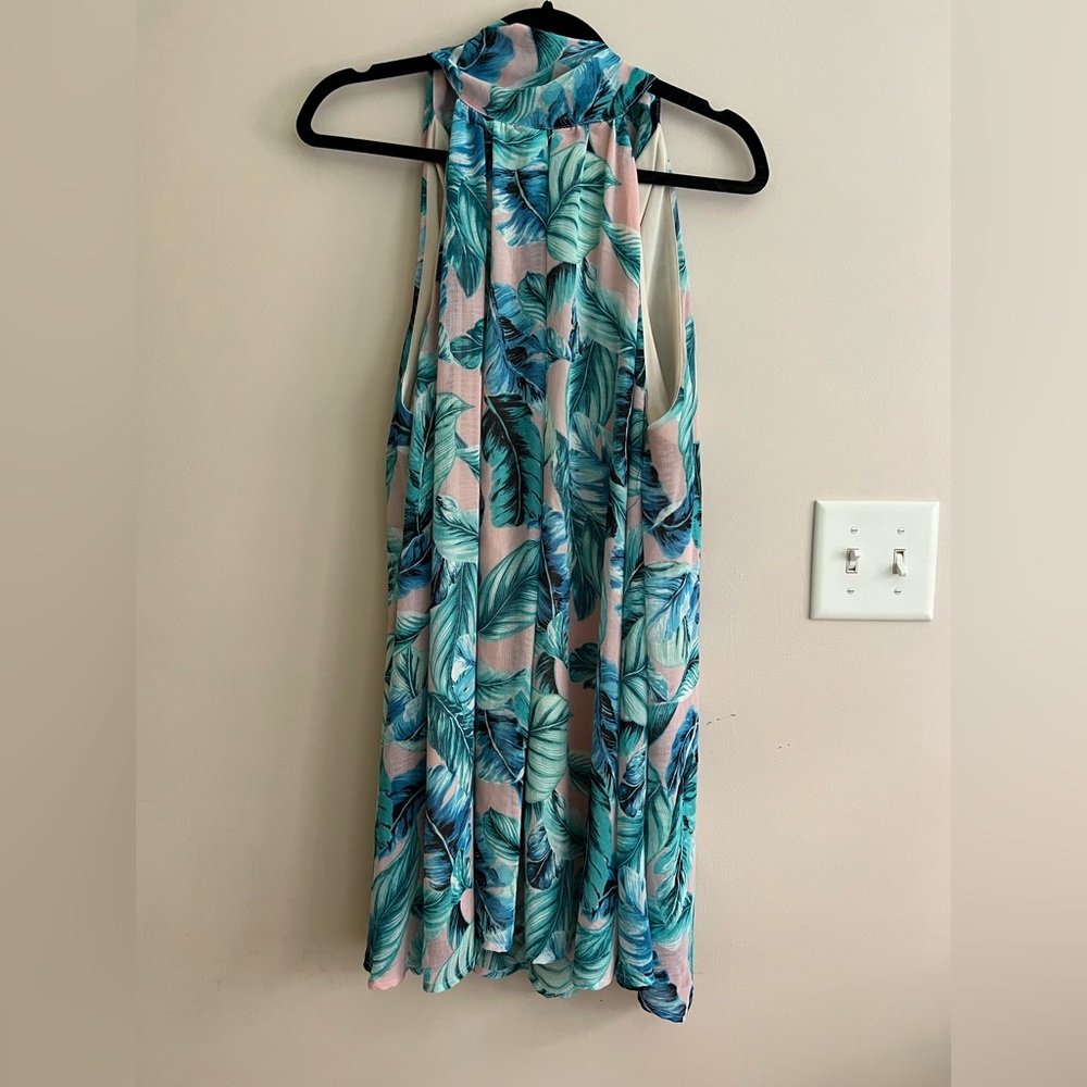 AUDREY 3+1 TROPICAL TRAPEZE SHIFT DRESS -SIZE M - NWOT